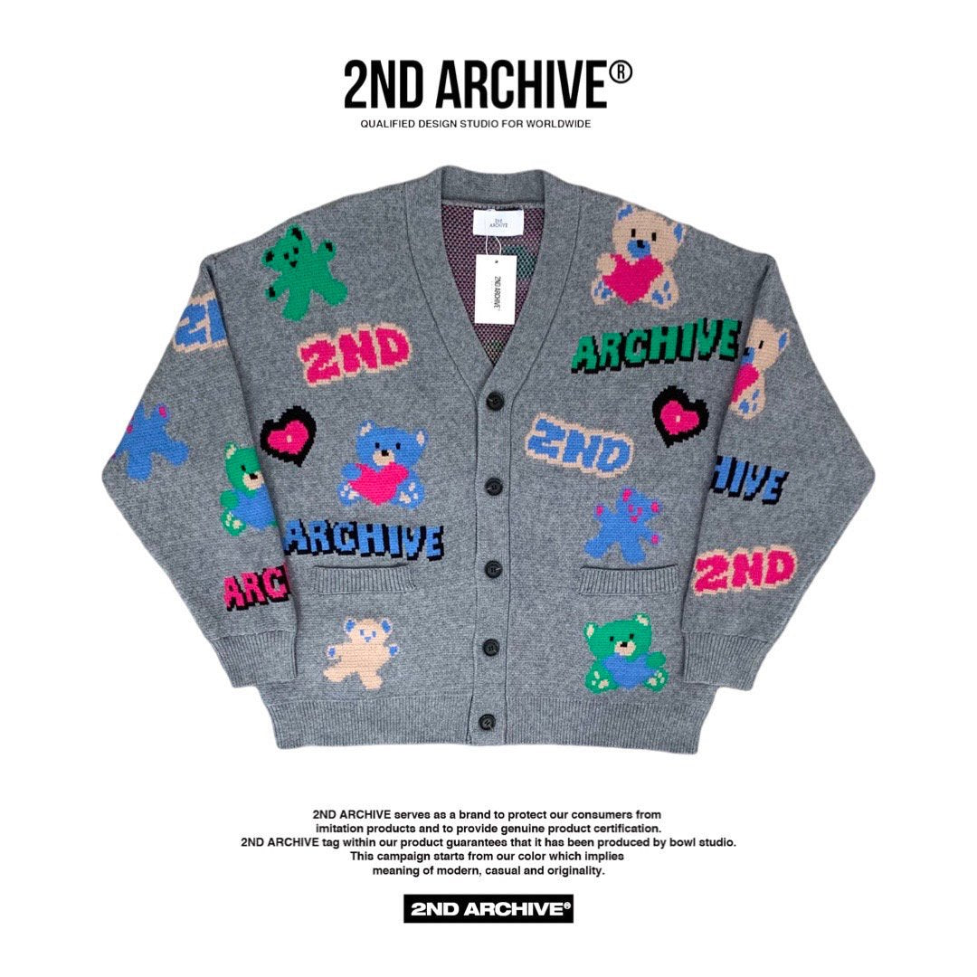 2nd Archive] ハートベアー カーディガンMade in Korea – Hippada Fashion