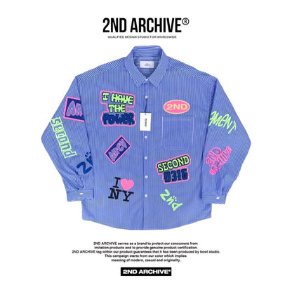 [2nd Archive] Love New York Print Shirt (SAB86)