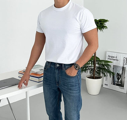 Korean athletic tee, advanced tech, 3 sizes, athlete-made