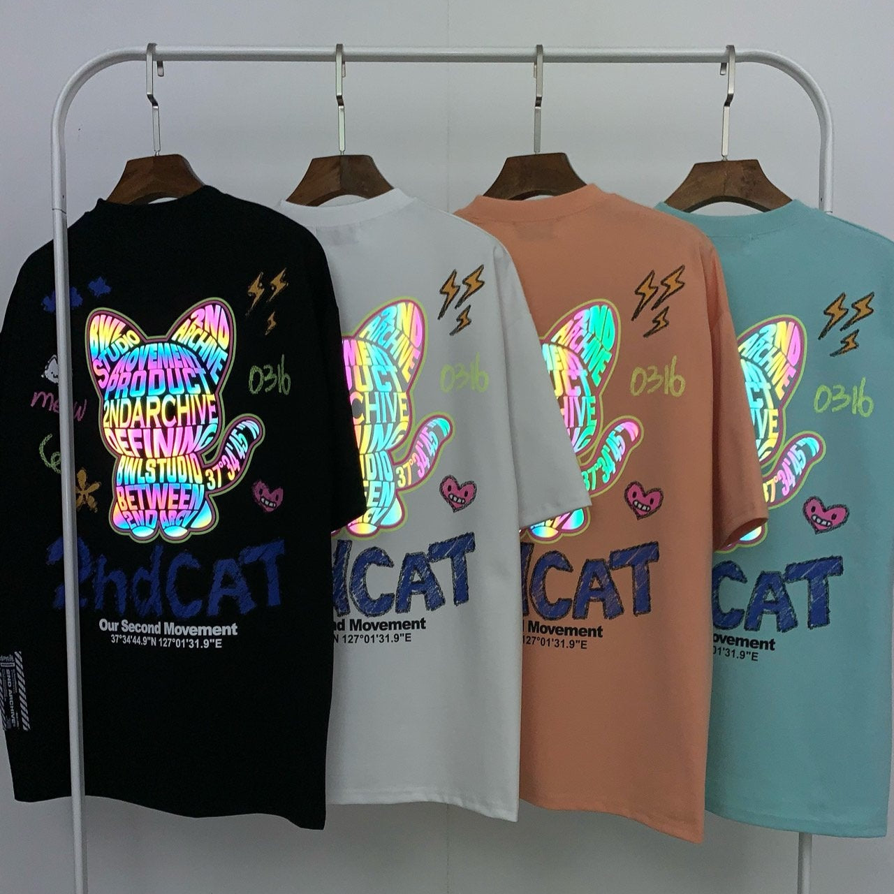 2nd Archive]「2nd Cat」ロゴTシャツMade in Korea – Hippada Fashion