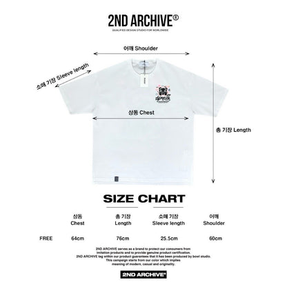 [2nd Archive]ピースベア反射Tシャツ(SAB126)