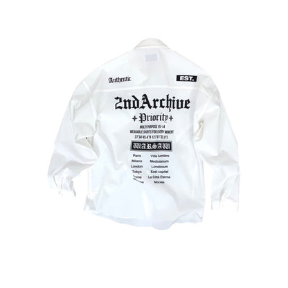 [2nd Archive] Pray Print Shirt (SAB79)