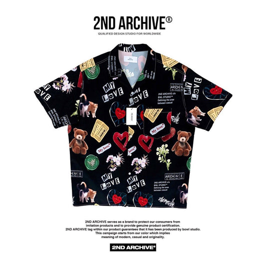 Best selling pop art graphic shirt with cool design print from 2nd Archive brand. 