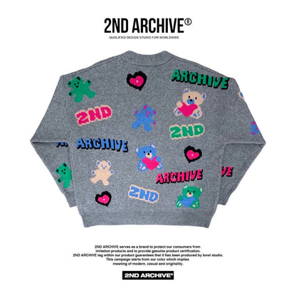 Statement piece: vivid cardigan by 2nd Archive