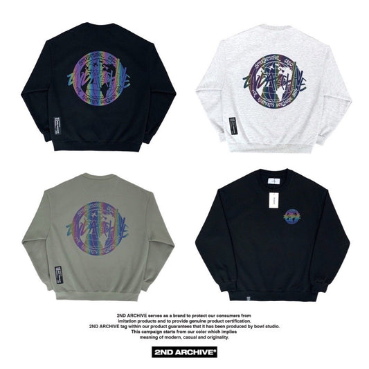 [2nd Archive] Globe Sign Logo Sweater (SAB91)