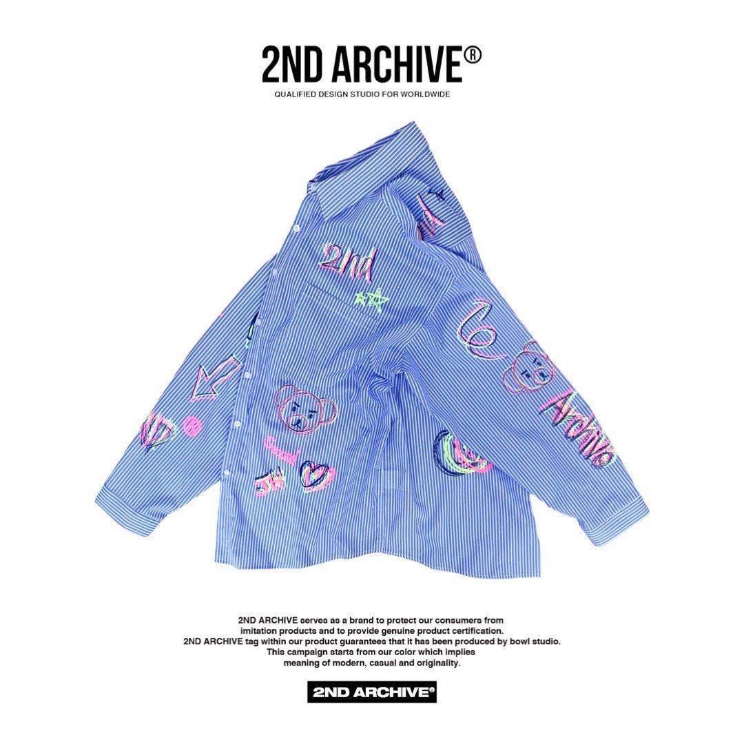 [2nd Archive] Sign Pen Smile Graffiti Shirt (SAB84)