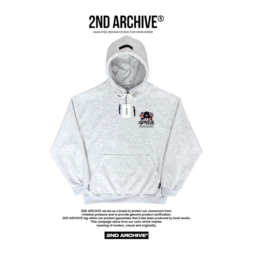 [2nd Archive]Flower Bulldog Hoodie(SAB56)