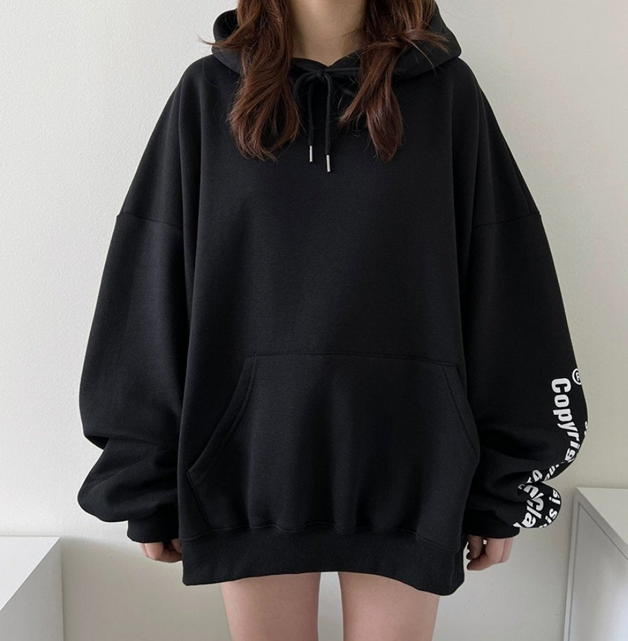 Best-selling unisex hoodie, Korean made, English graphic