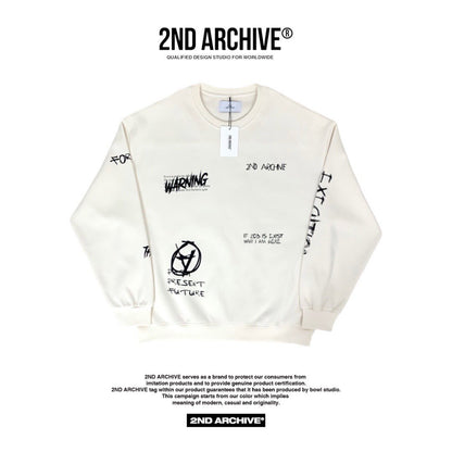 [2nd Archive] Anarchy Print Signature Sweater (SAB78)