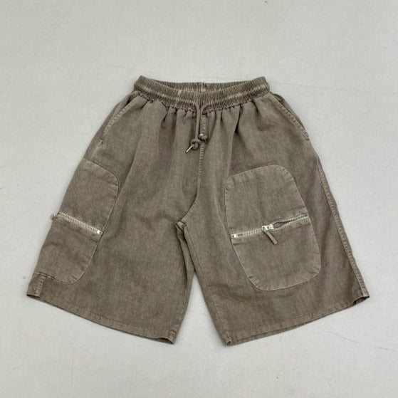 Korean shorts, vintage style, cool pockets