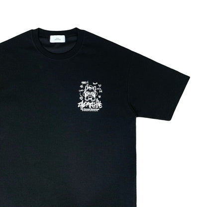 [2nd Archive]サークルロゴのクールな猫のTシャツ(SAB117)