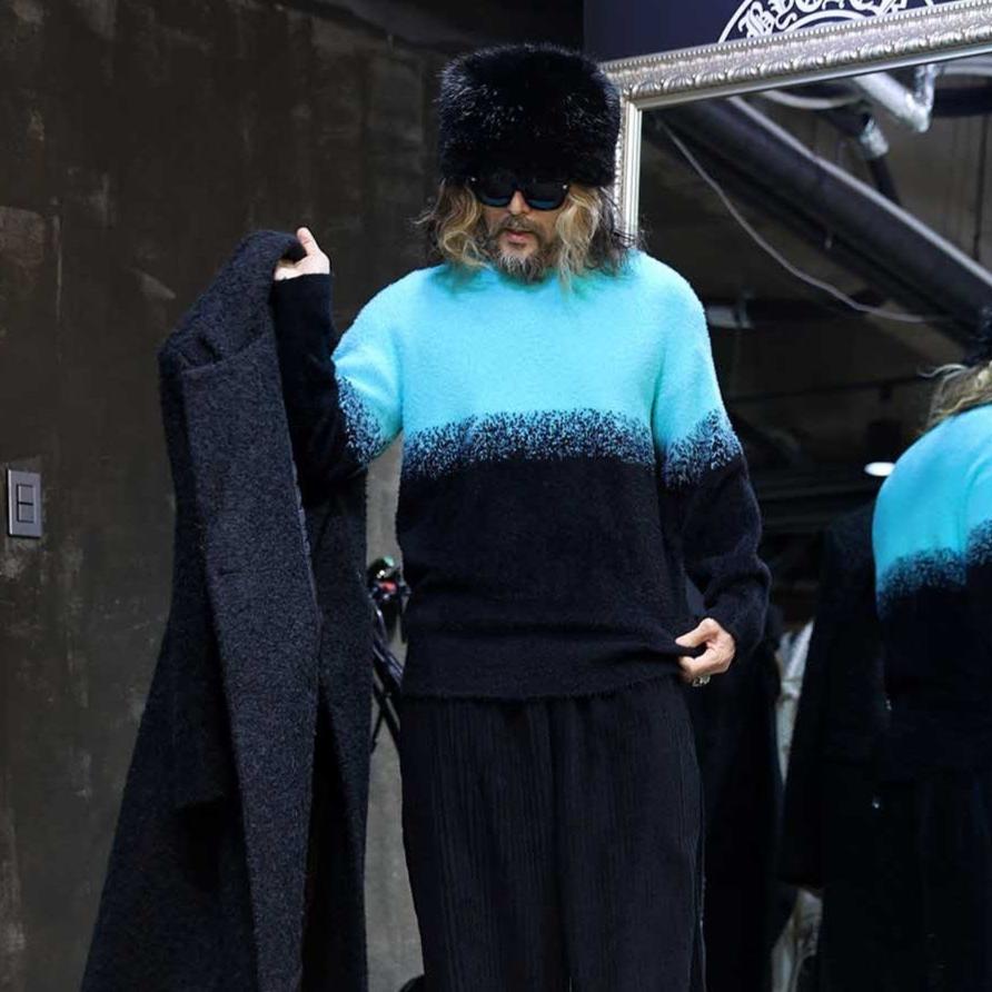 3.14 Two-tone Winged Angora Knit Sweater: Made in Korea – Hippada Fashion