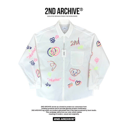 [2nd Archive] Sign Pen Smile Graffiti Shirt (SAB84)