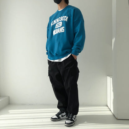 [Potato Club]  "Minnesota" 3D English Lettering Sweater (PTC18)