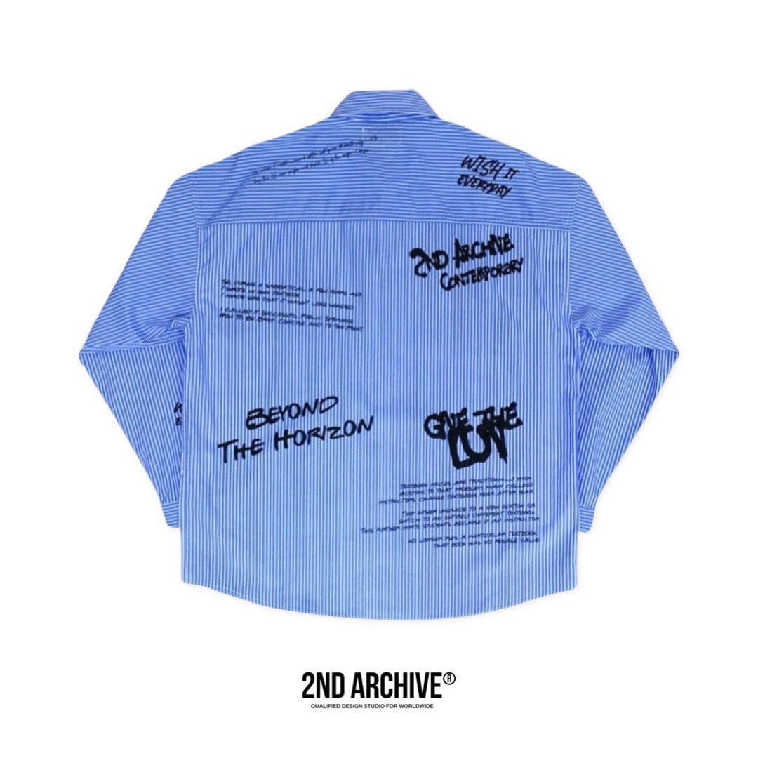 [2nd Archive] Beyond Horizon Print Long Sleeve Shirt (SAB42)