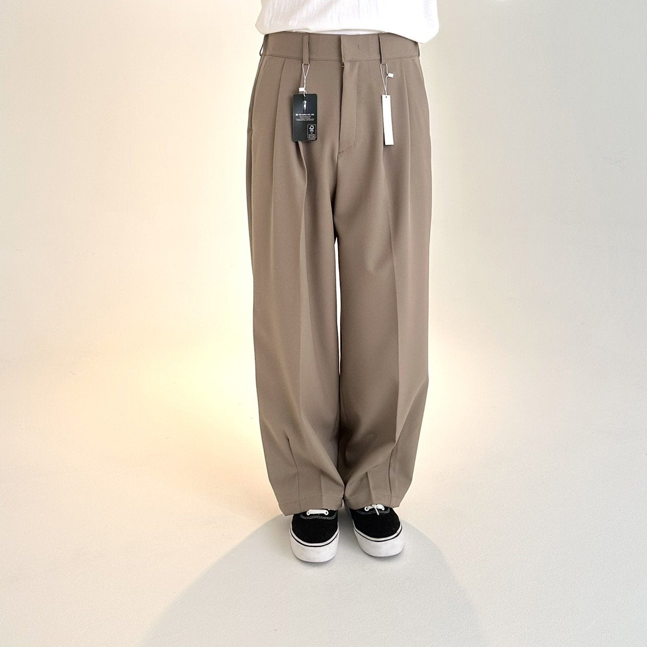 Korean baggy fit slack pants, street fashion, best seller