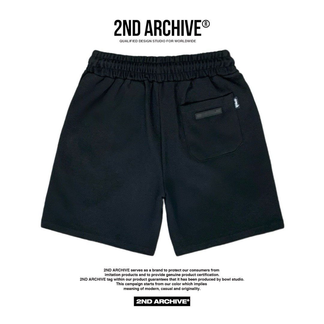 ハーフパンツ ショート ブラック archive vintage モード 2024-0607-253.jpg