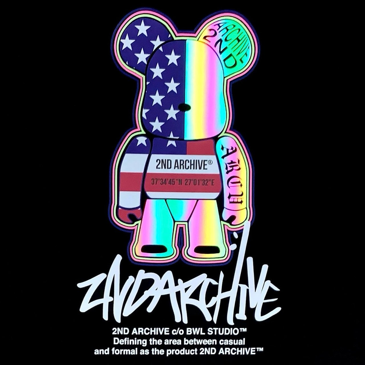 [2nd Archive]「USA」テディベアTシャツ(SAB123)
