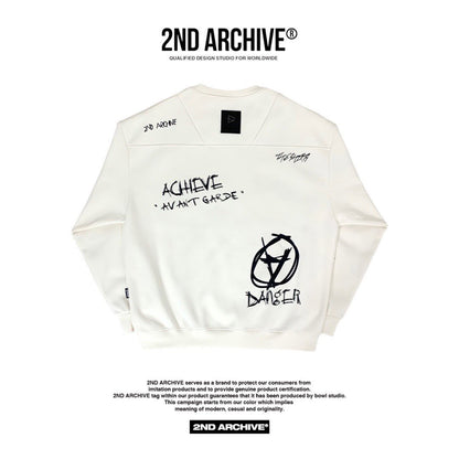 [2nd Archive] Anarchy Print Signature Sweater (SAB78)