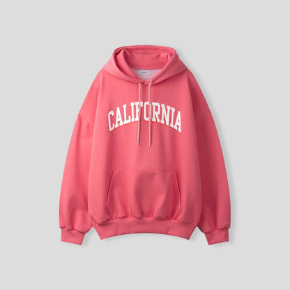 Chill California vibe oversized Y2K hoodie