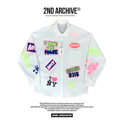 [2nd Archive] Love New York Print Shirt (SAB86)