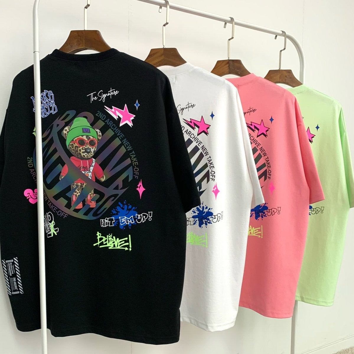 2nd Archive Graffiti Teddy - Korean Streetwear