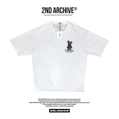 グラフィティ熊Tシャツ - 韓国ブランド2nd Archive