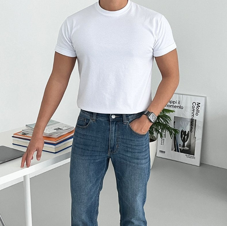 Athlete-designed Korean tee, advanced tech, 3 sizes