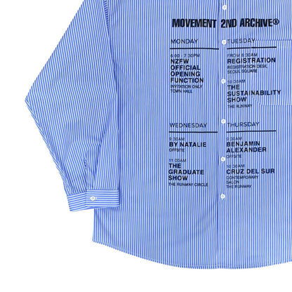 [2nd Archive] Schedule Print Shirt (SAB83)