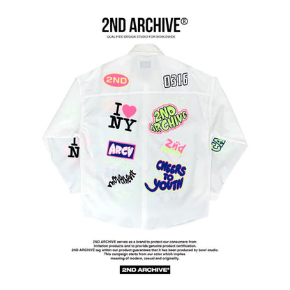 [2nd Archive] Love New York Print Shirt (SAB86)