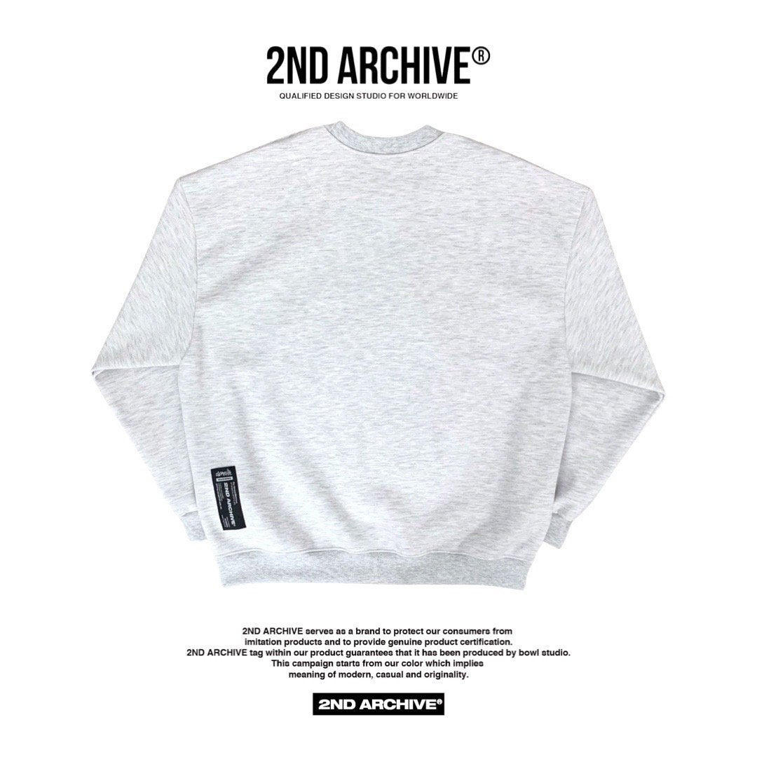 Soft, warm crew neck sweater from 2nd Archive for stylish winters.