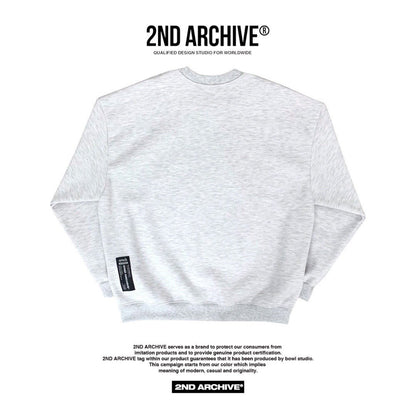 Soft, warm crew neck sweater from 2nd Archive for stylish winters.