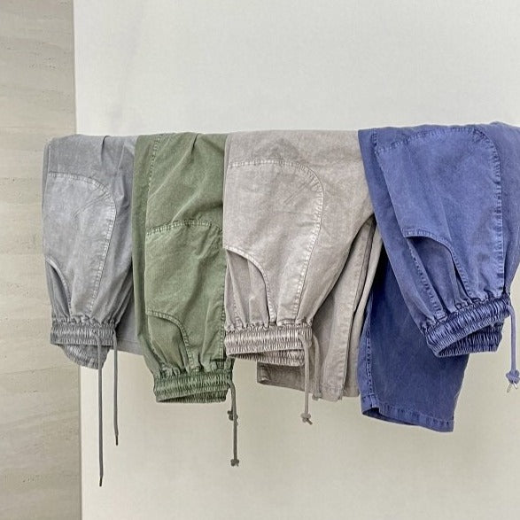 Best-selling loose fit pants, four colors, cotton