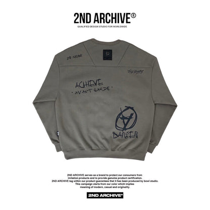 [2nd Archive] Anarchy Print Signature Sweater (SAB78)