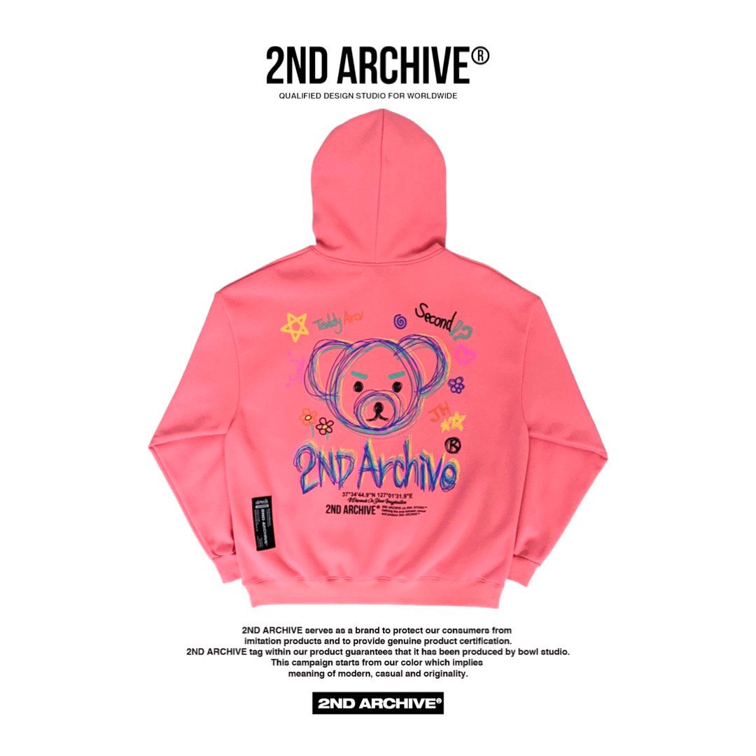 [2nd Archive]Art Bear Hoodie(SAB54)