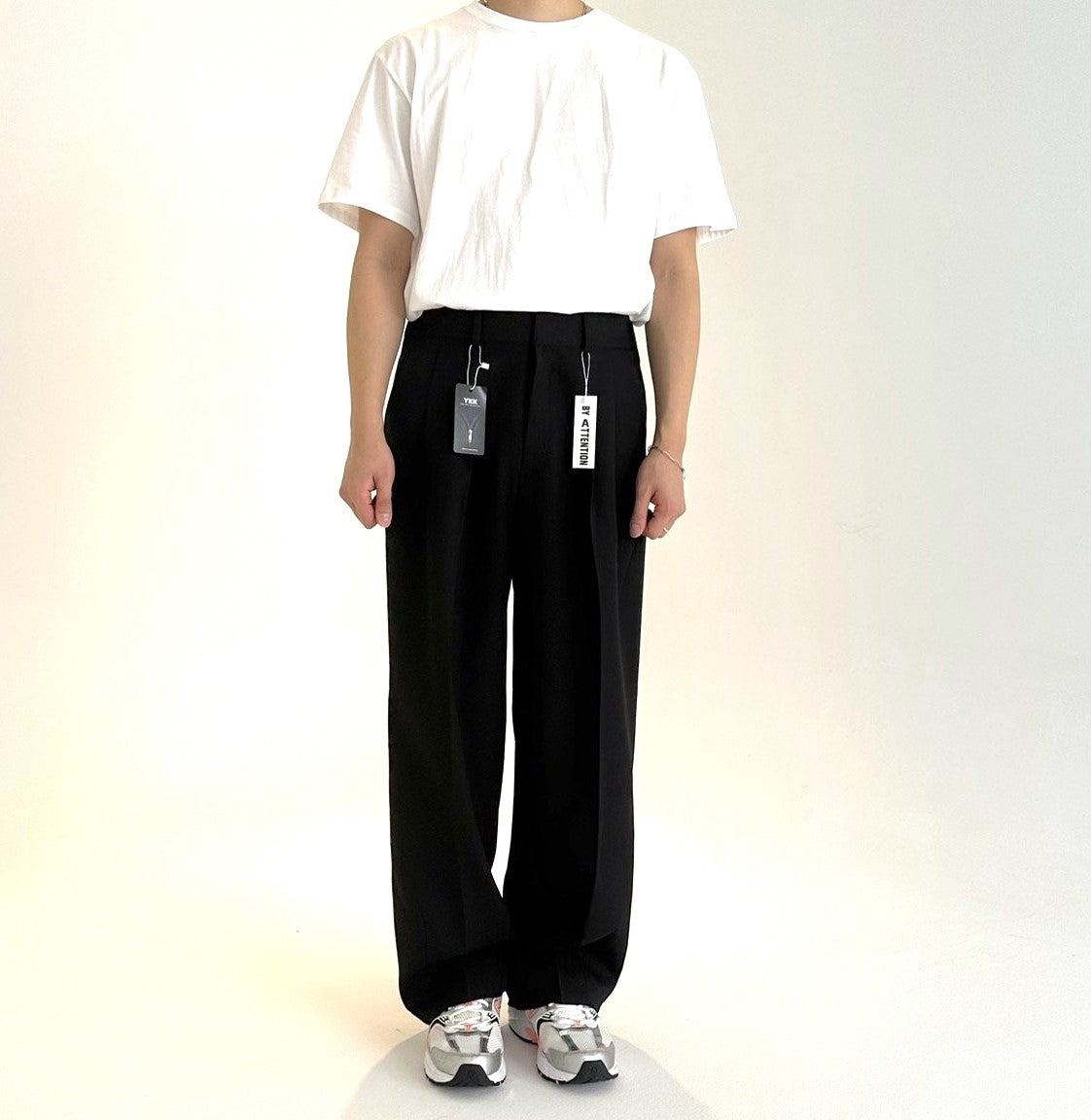 Best seller Korean slack pants, oversized, baggy fit