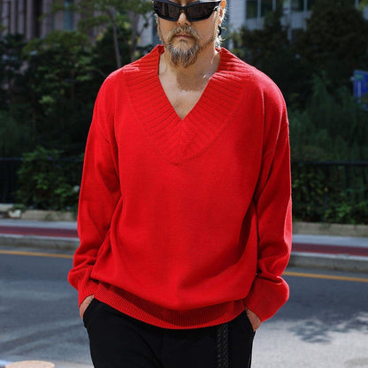 [3.14] Oversized King V-neck Knit (TOF02) 