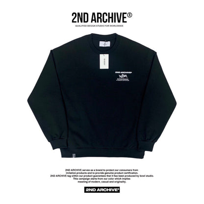 Unisex street style sweater with cool graphics by 2nd Archive