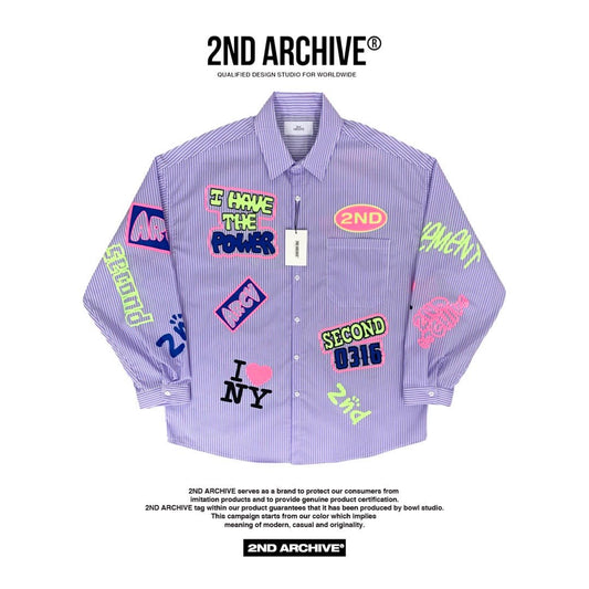 2nd Archive shirt with iconic letter graphic best-seller