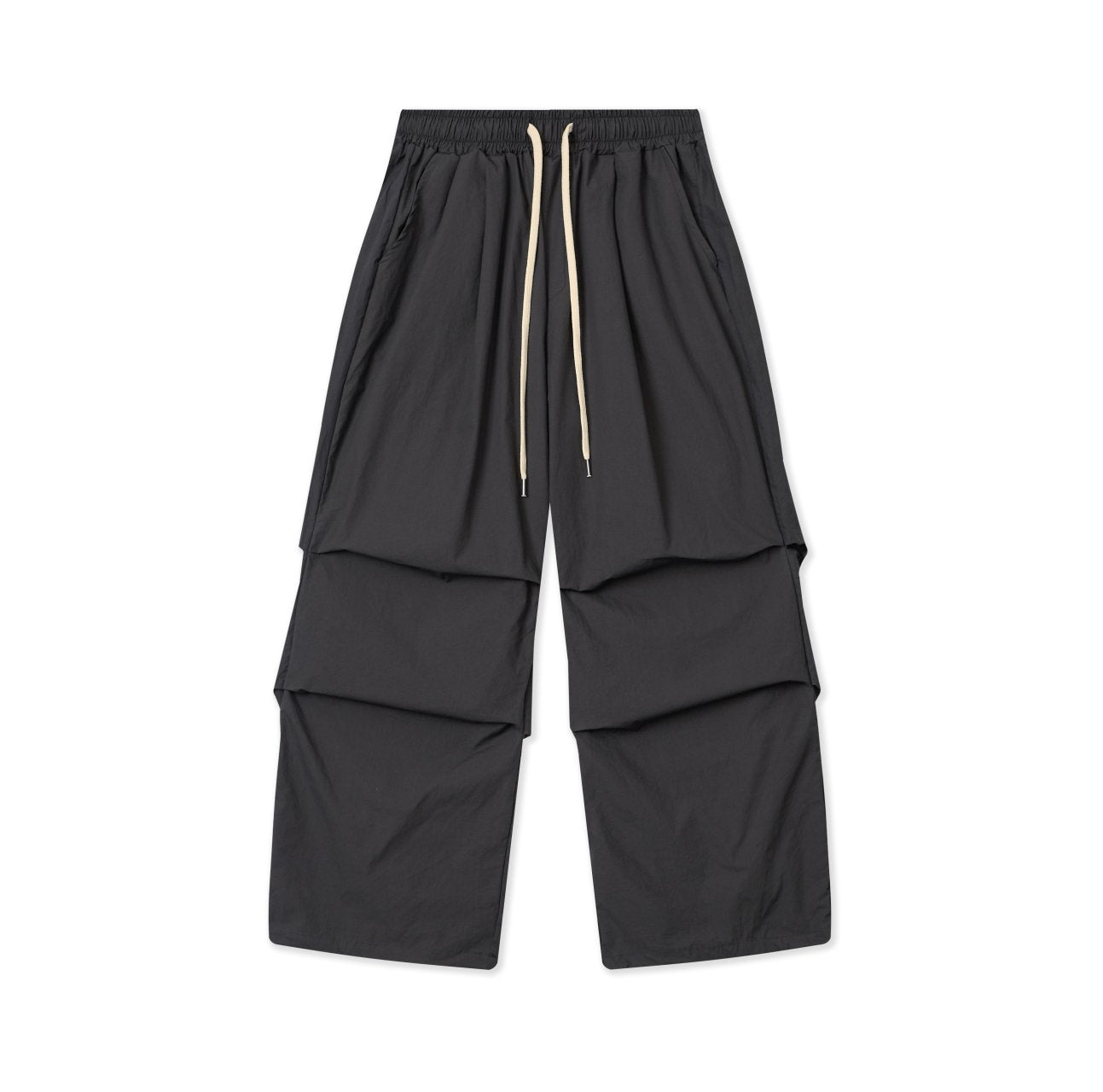 Popular Korean parachute pants for urban fashion.