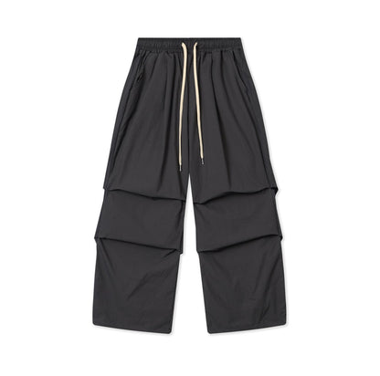 Popular Korean parachute pants for urban fashion.