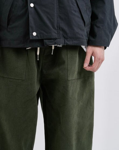 Regular fit pants with carpenter style, Korean street fashion.