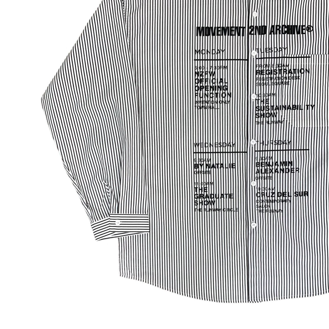 [2nd Archive] Schedule Print Shirt (SAB83)