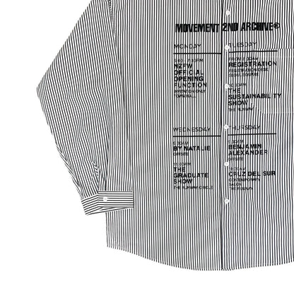 [2nd Archive] Schedule Print Shirt (SAB83)