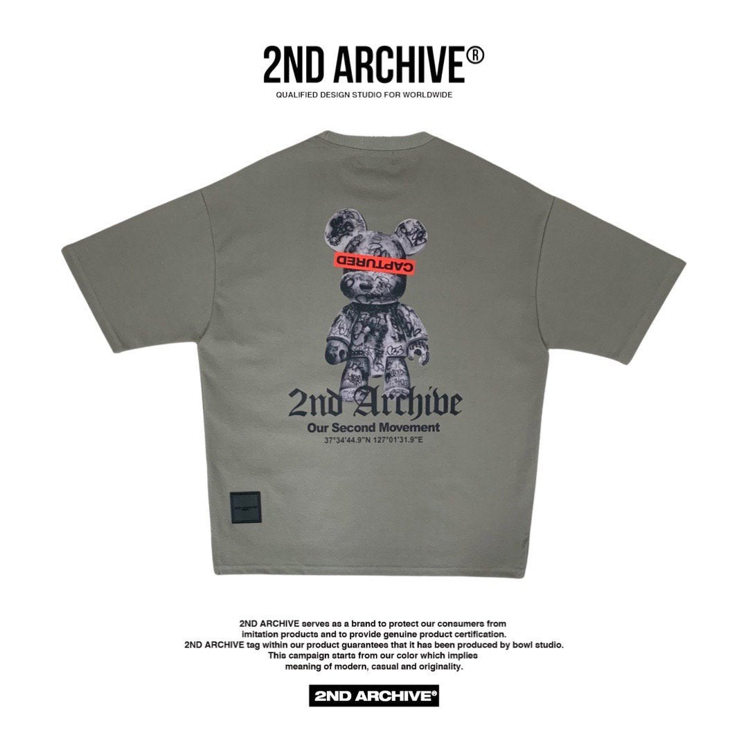 2nd Archive - グラフィティ熊のTシャツ