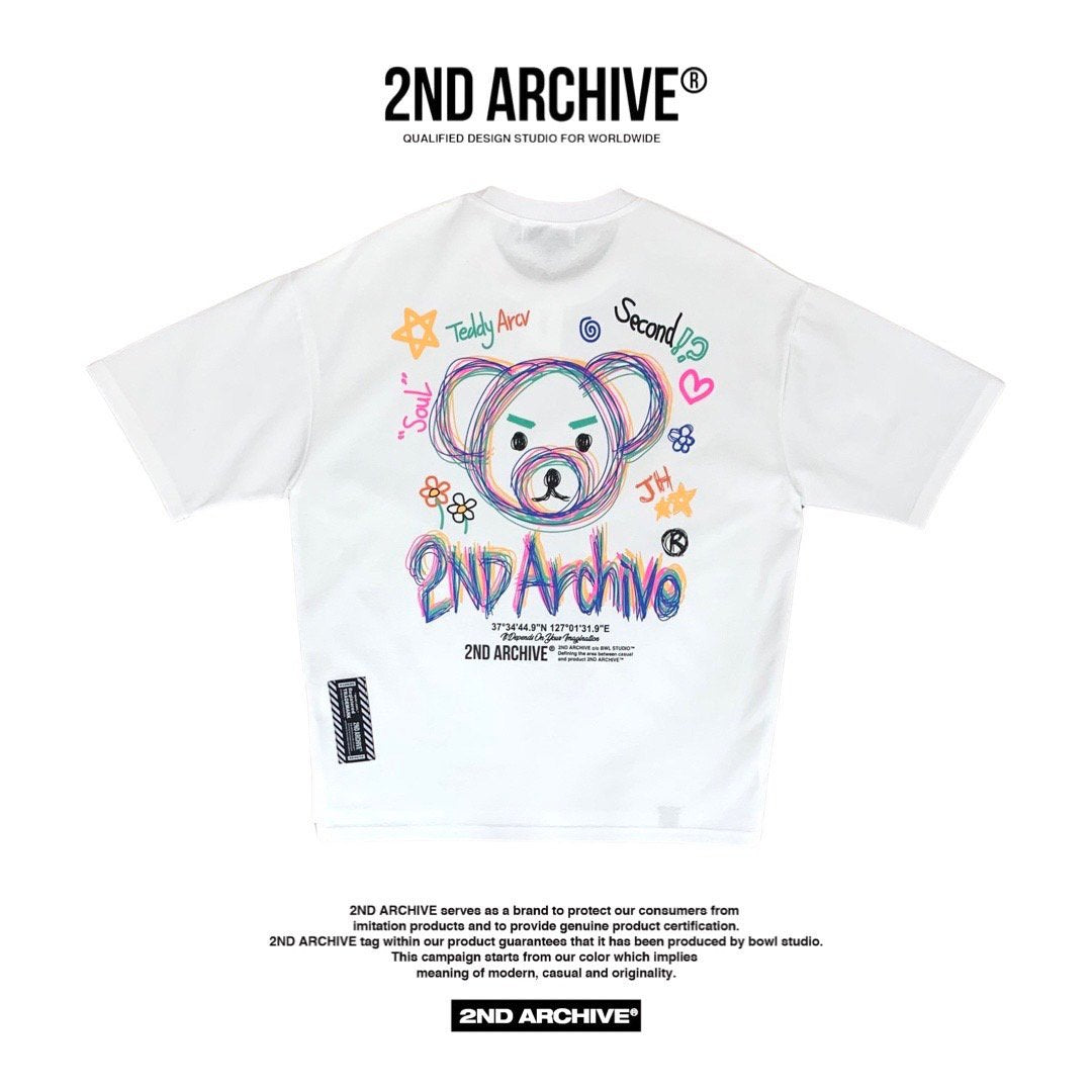 Korean cute bear T-shirt by 2nd Archive.