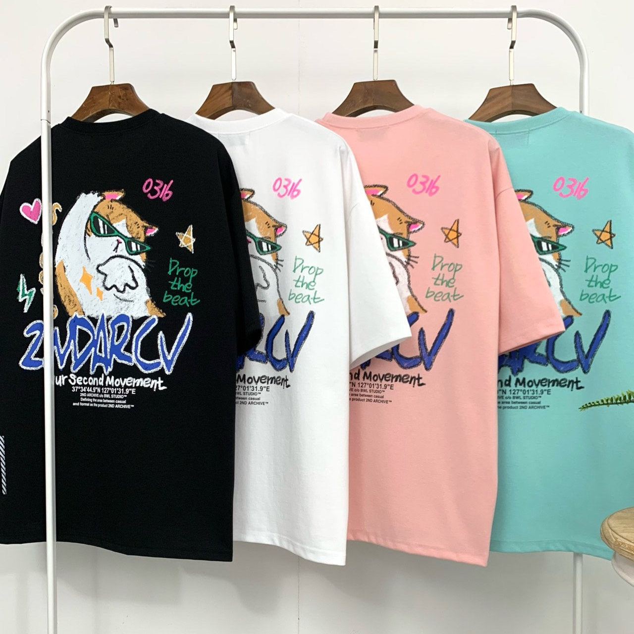 2nd Archive]DJクレヨンキャットTシャツMade in Korea – Hippada Fashion