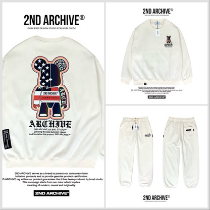 アメリカンテイストのベア×ロゴが映える前面スタイル写真