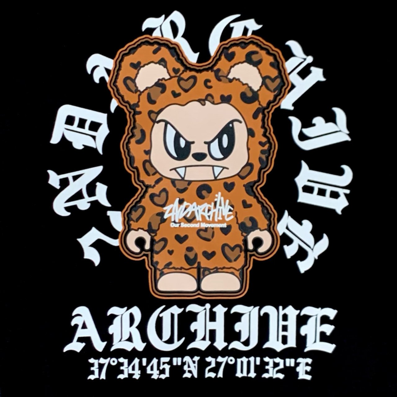 [2nd Archive]レオパードベア ジップアップパーカー(SAB208)