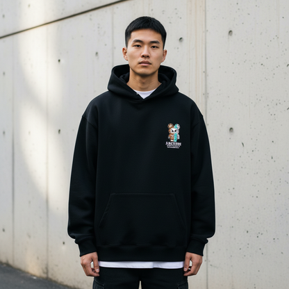 Leopard Bear Hoodie - Front